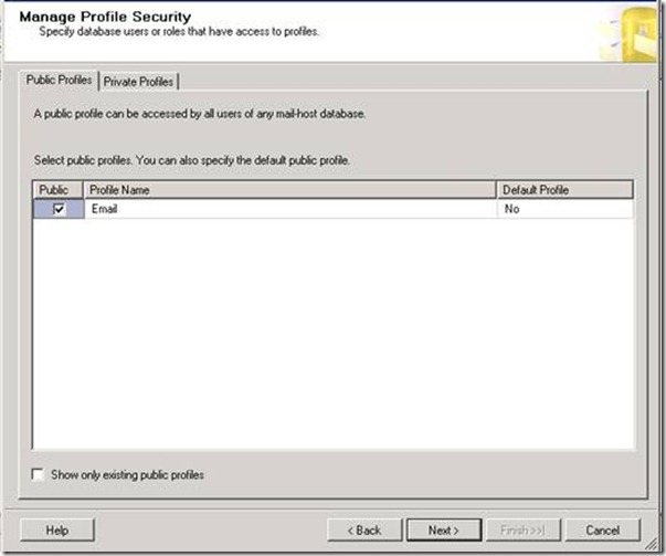 Manage Profile Security